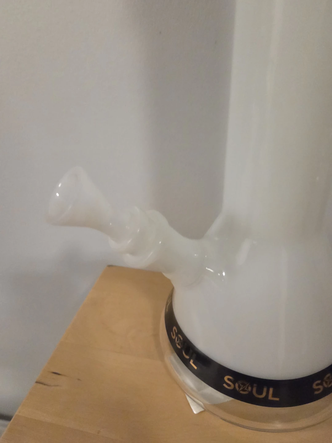 Brand New SOUL Glass Frosted White Beaker - photo 4