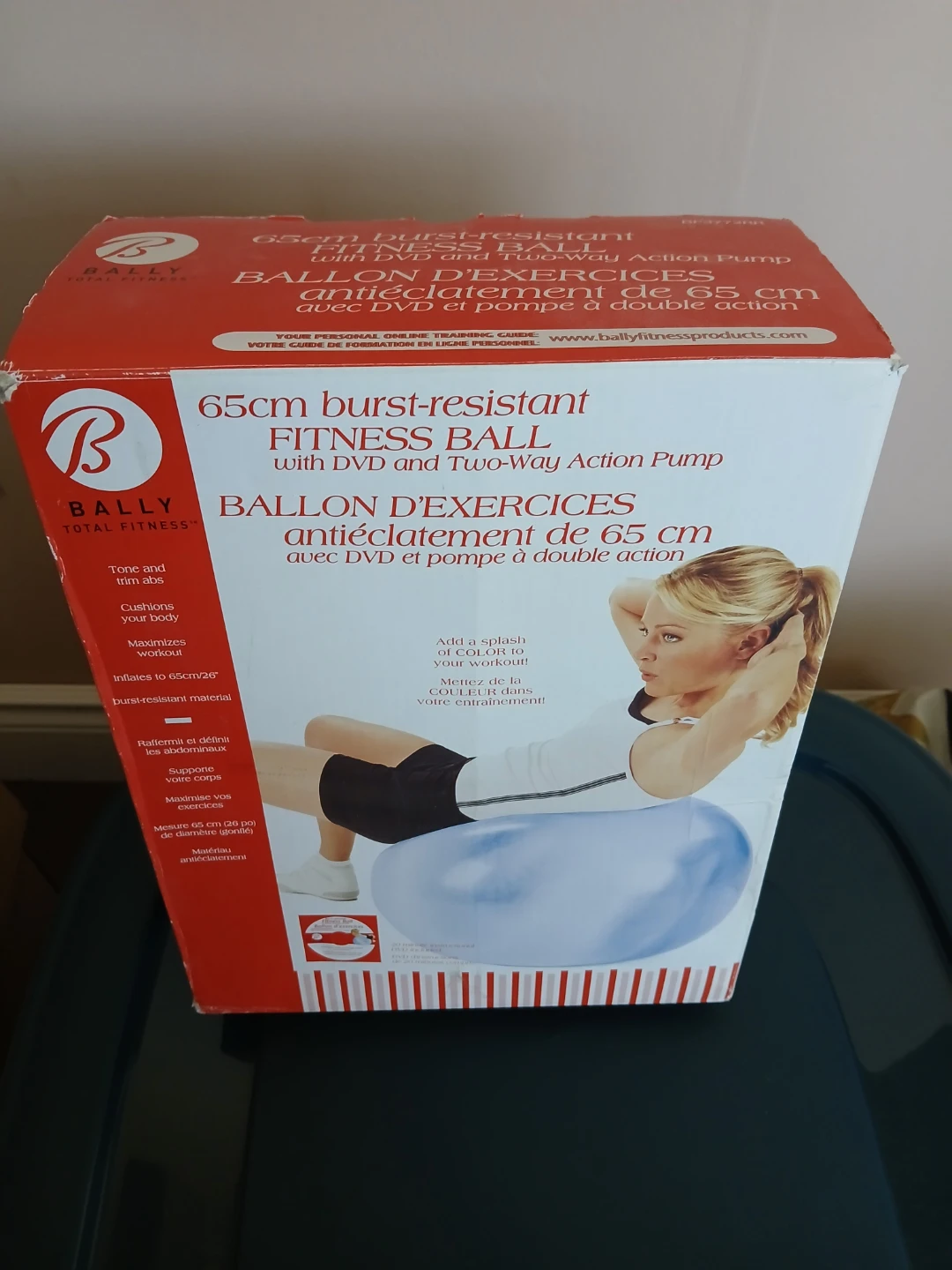 Bally Total Fitness 65cm Exercise Ball