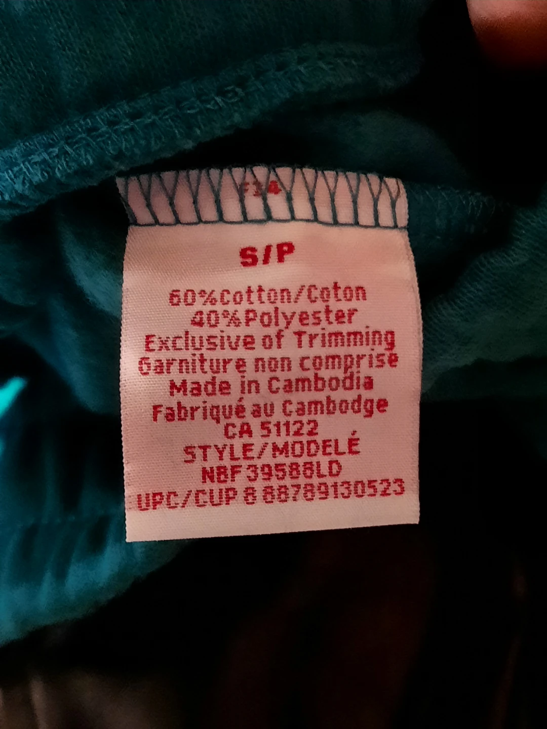 Nobo Teal Crop Zip-Up Hoodie - Size S/P - photo 3