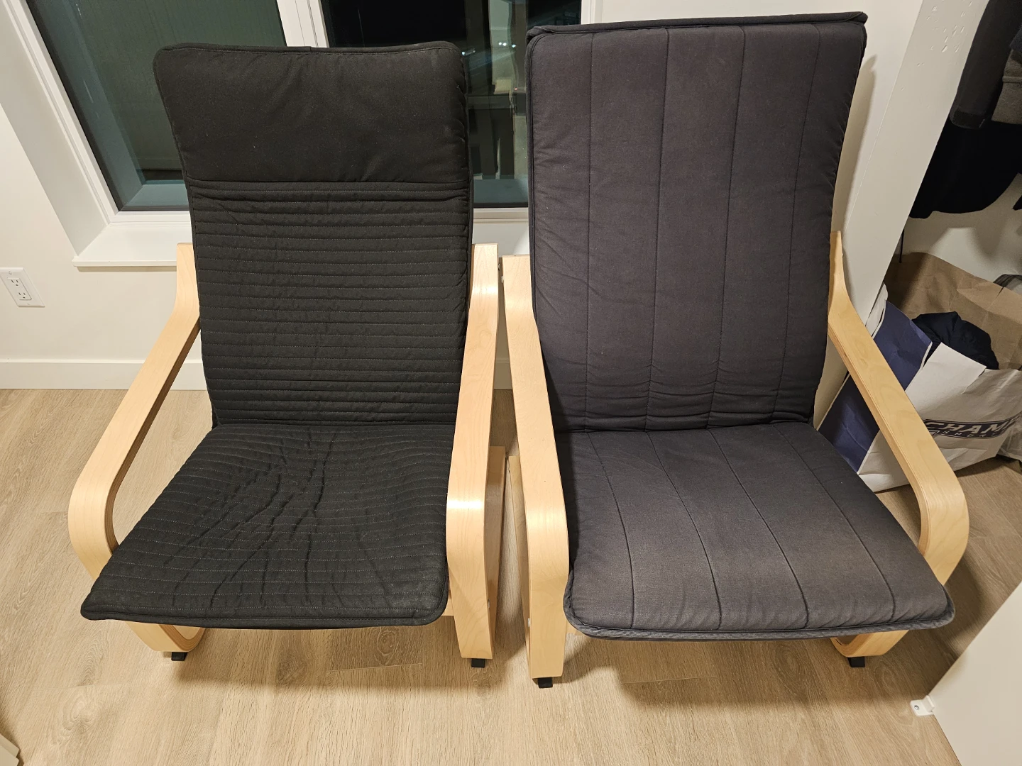 IKEA Poang Chairs - Set of 2
