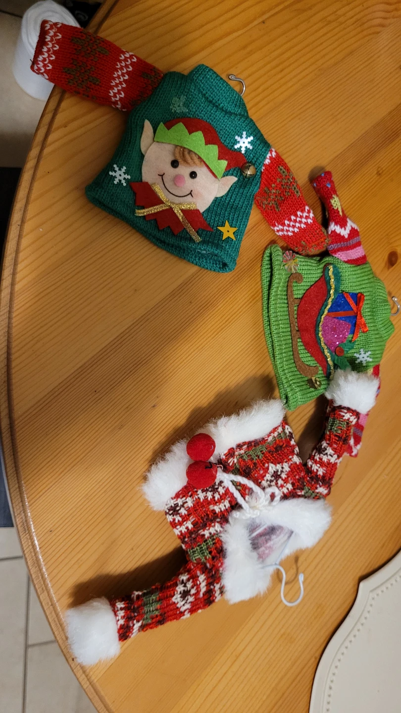 Set of 3 Christmas Sweater Ornaments