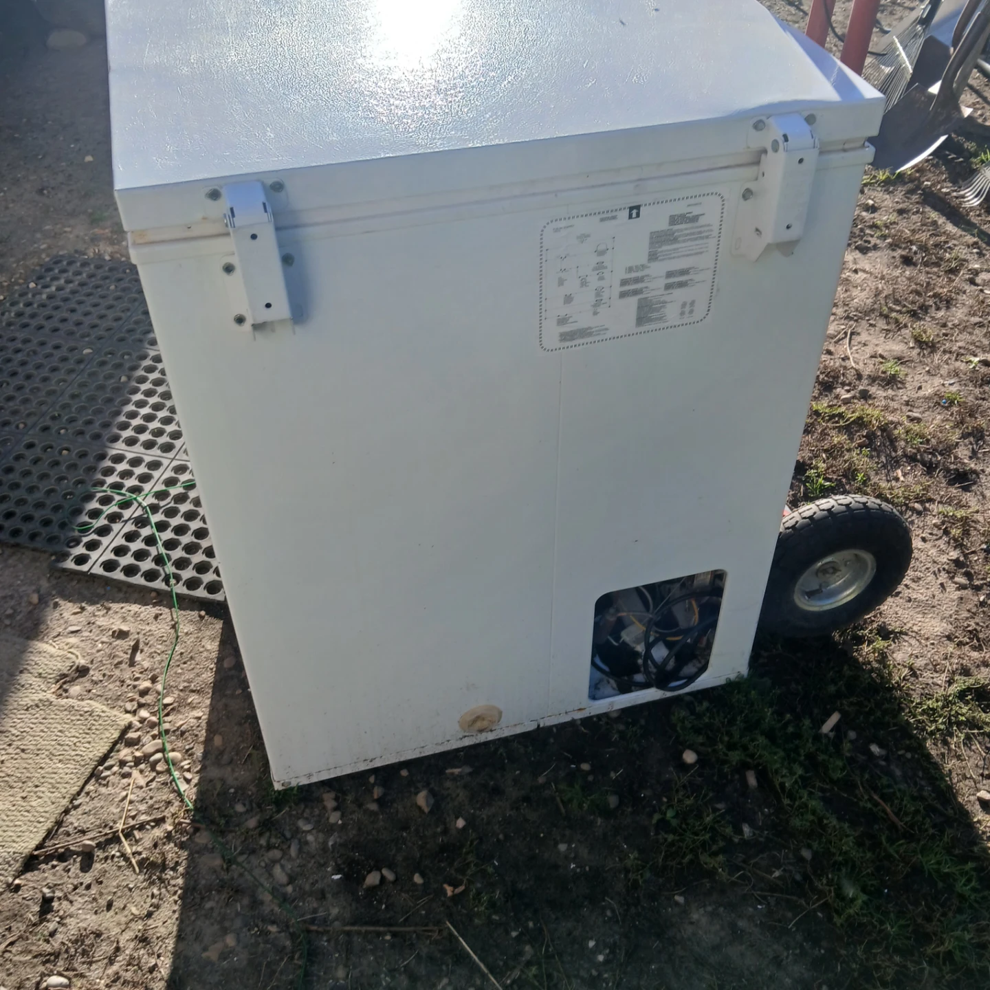 White Chest Freezer