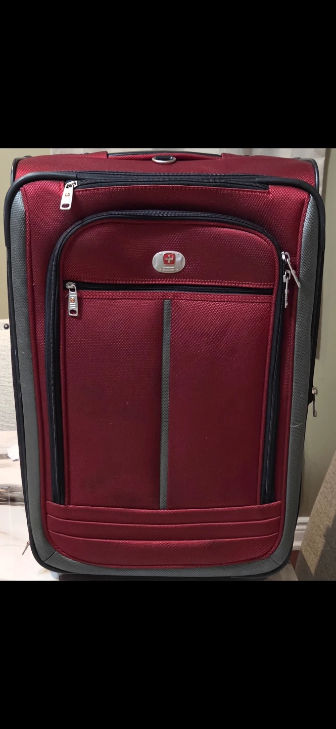 SwissGear Red Rolling Luggage