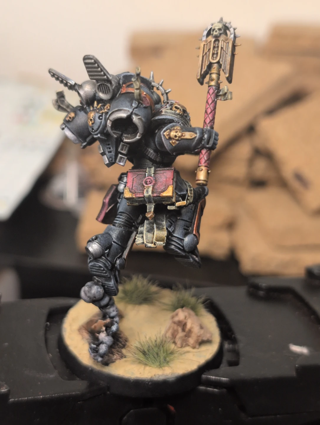 Blood Angels Chaplain w/ Jump Pack Armageddon 11th ed - photo 4