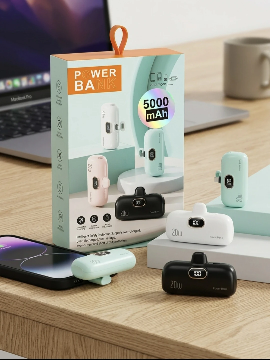 5000mAh Portable Mini Power Bank 20W - photo 3