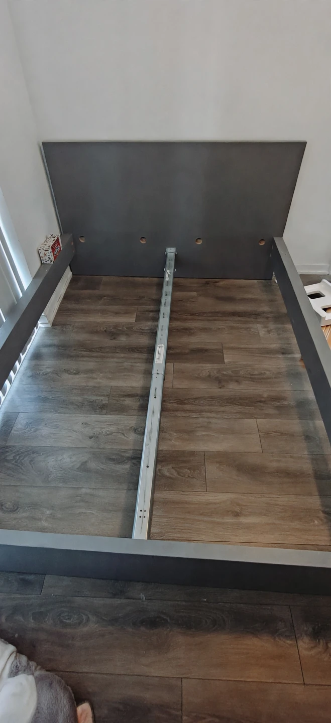 IKEA MALM Queen Bed Frame in Grey - photo 2