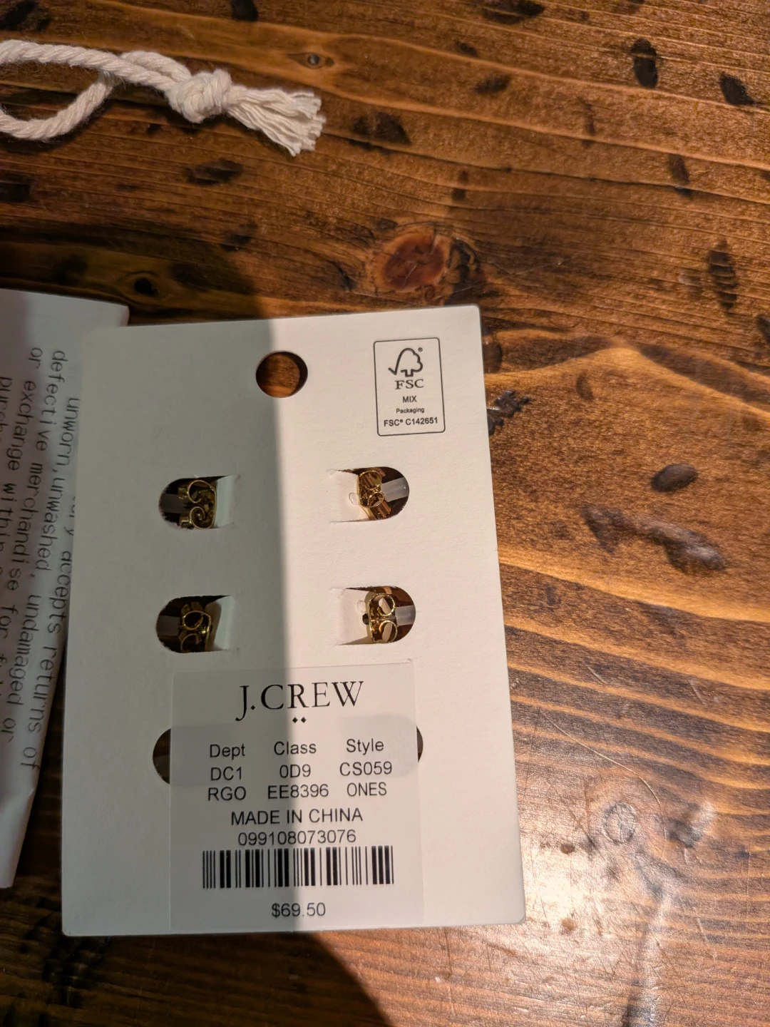 J.Crew Gold Tone Earring Set - photo 2