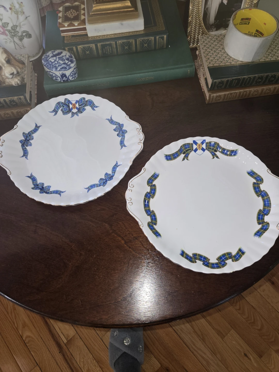 Royal Albert Bone China Nova Scotia Tartan Serving Plates