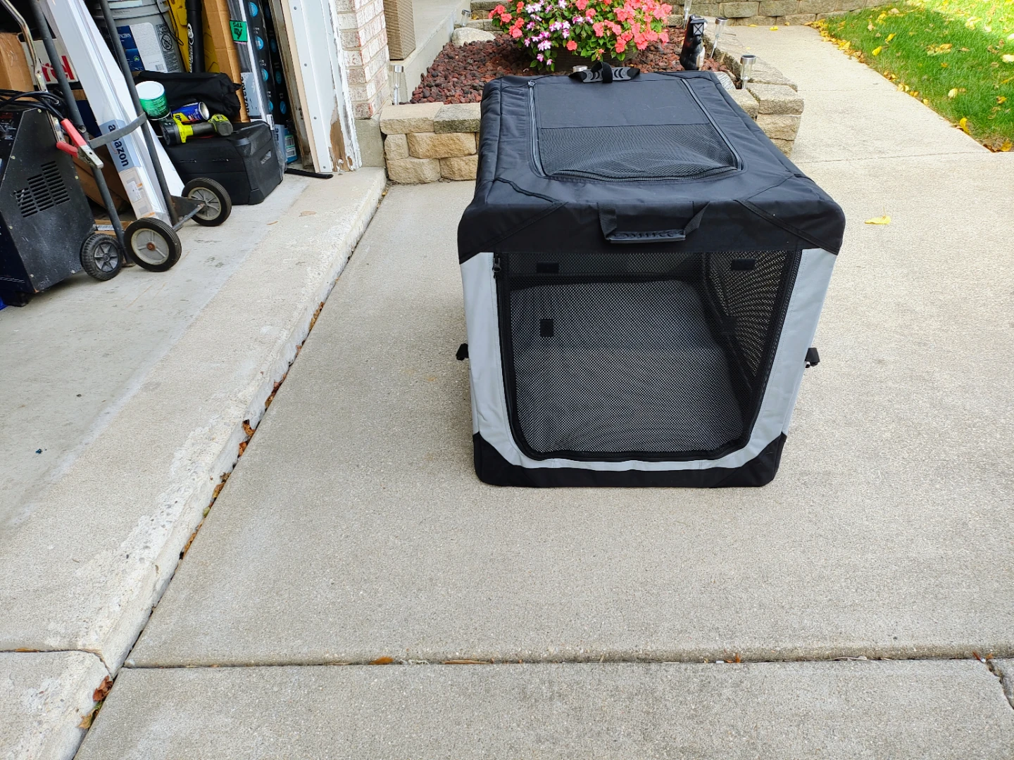 ZOMISIA 36 Inch Collapsible Dog Crate for Large Dogs - photo 4