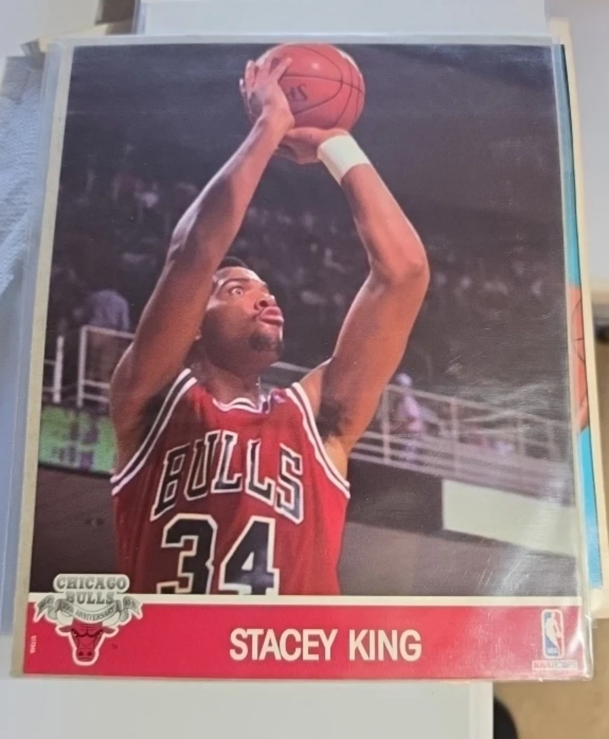 Stacey King Chicago Bulls NBA Hoops Card