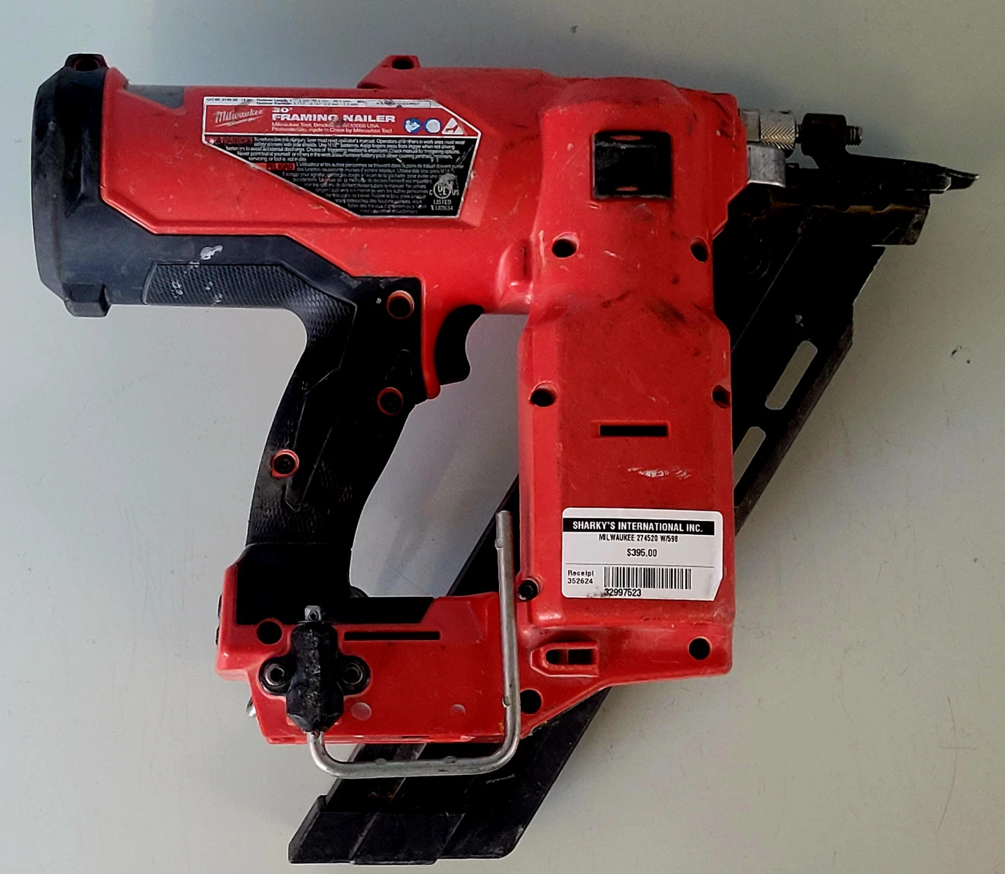 M18 Milwaukee 30° Framing Nailer 2745-20 (32997523) - photo 2