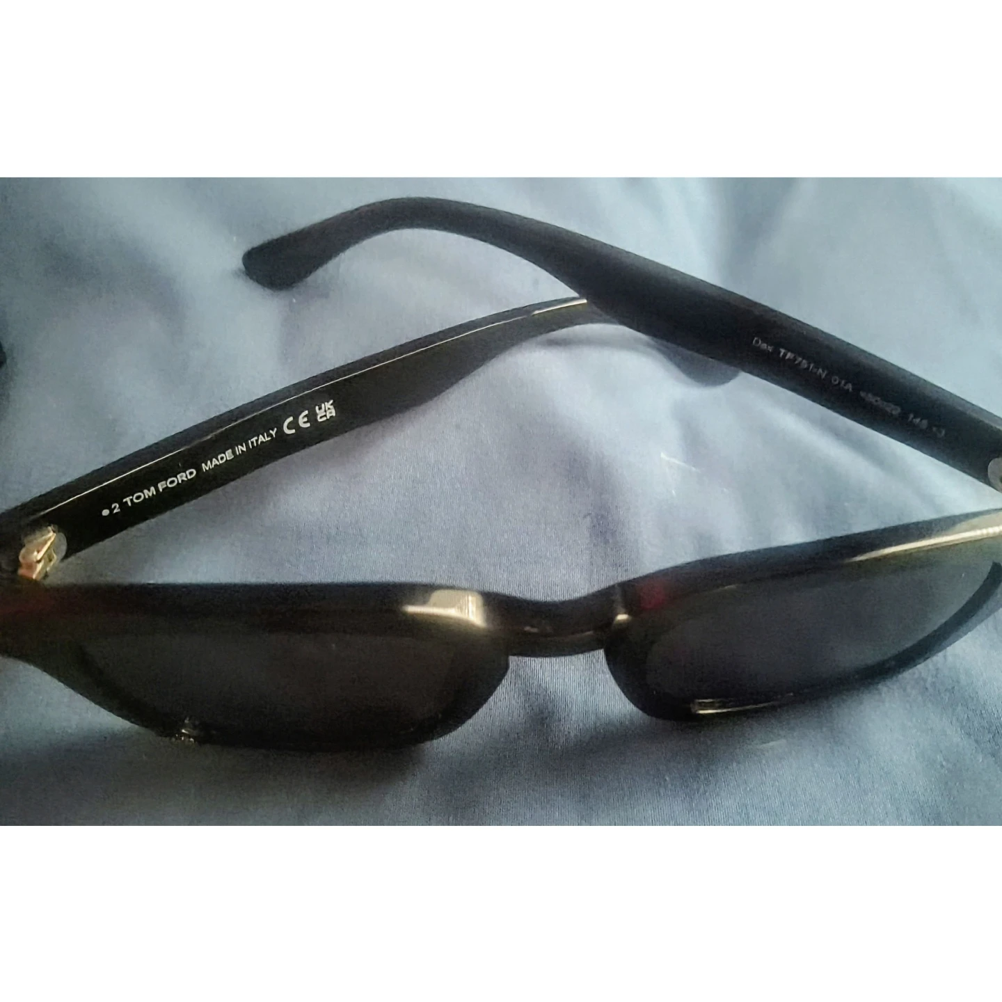Authentic Tom Ford Dax Sunglasses TF751-N (Black) - photo 3