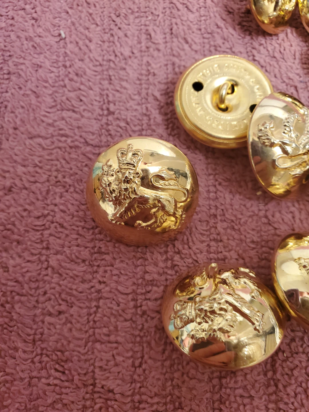 Vintage Gold Metal Buttons Collection - photo 4