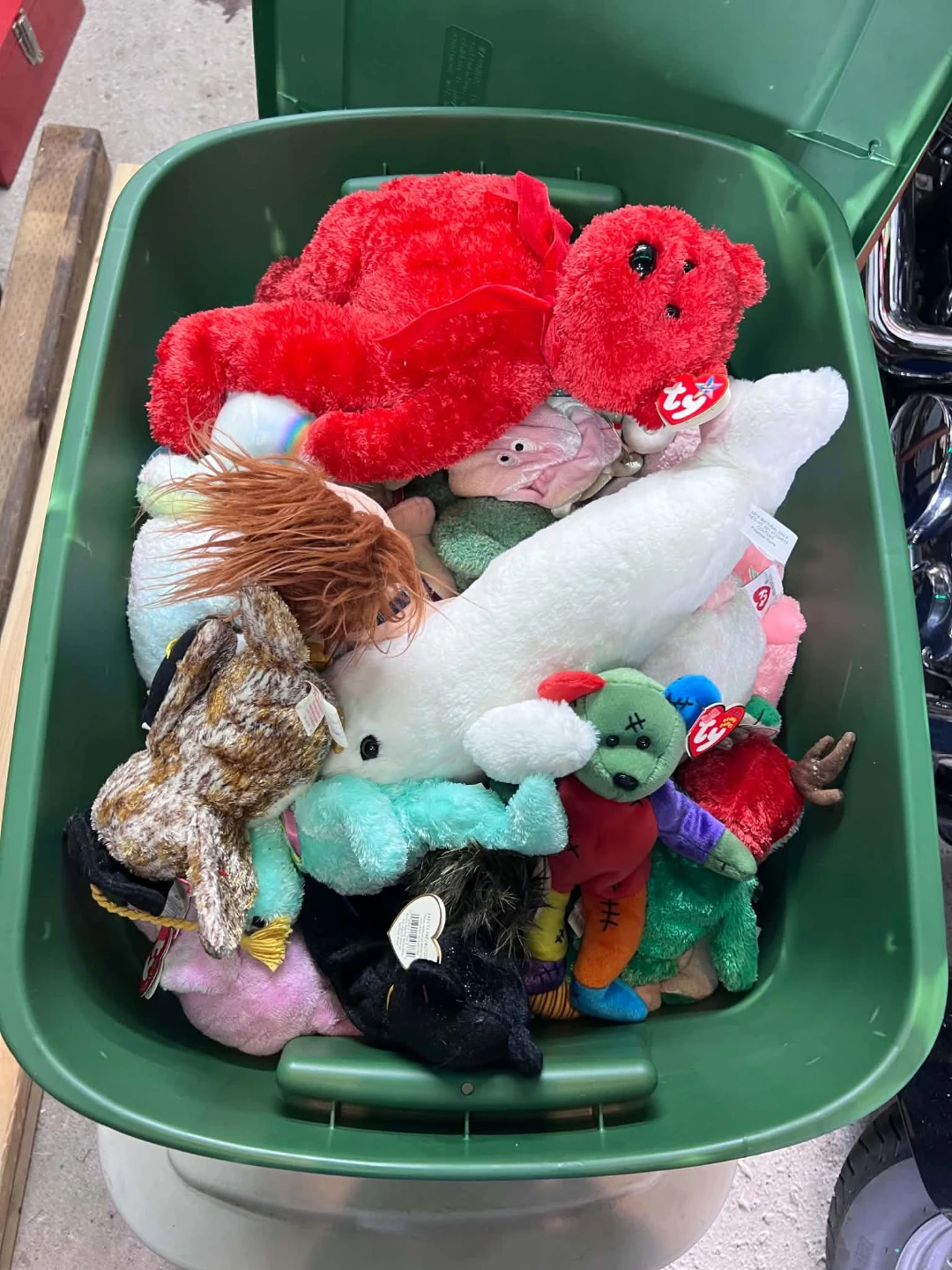 Assorted Ty Beanie Babies Plush Toys