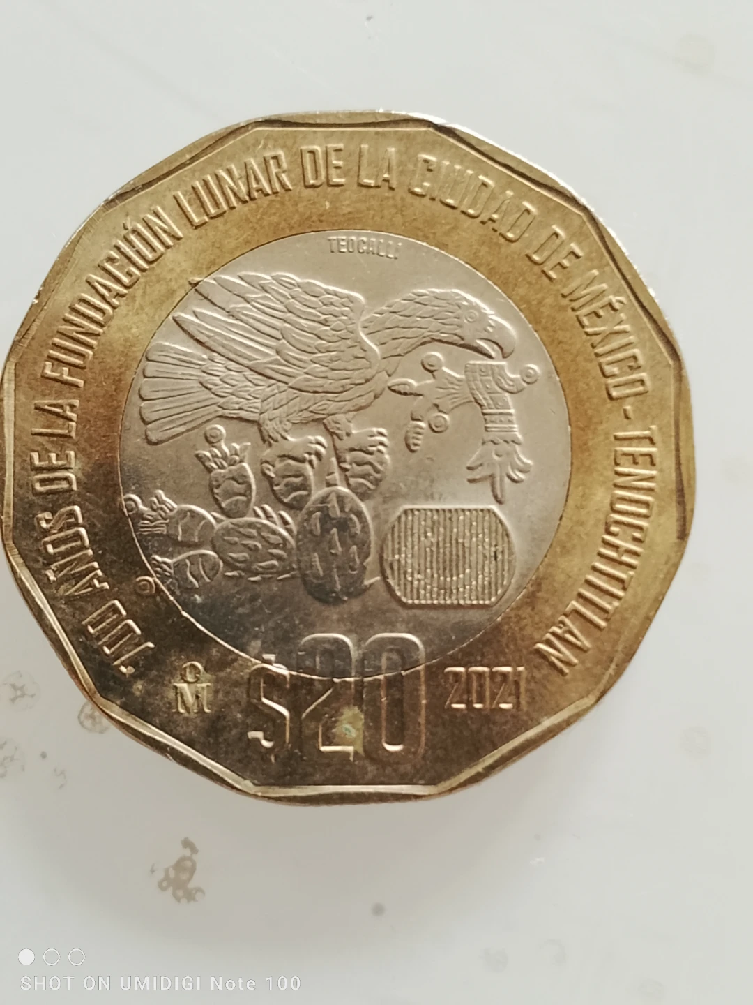2021 Mexican 20 Pesos Commemorative Coin