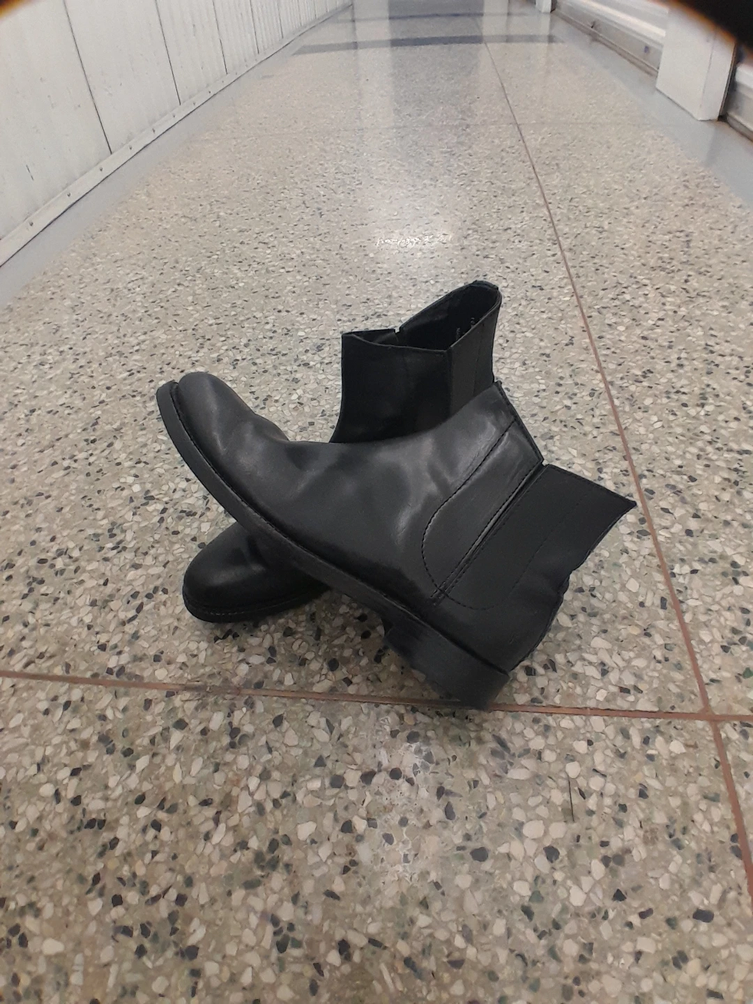 Black leather Chelsea boots Original FRYE  Elite  Men's Size 10 - photo 2