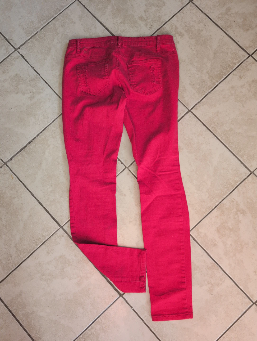 Streetwear Souls Red Distressed Jeans - photo 5