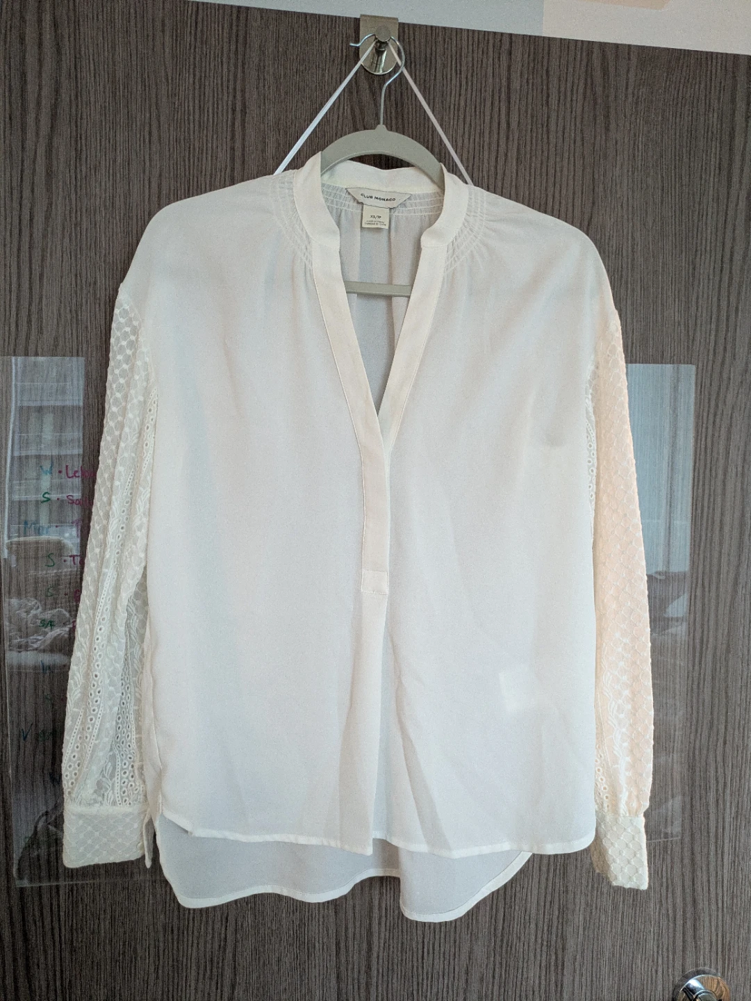Club Monaco White Blouse - XS