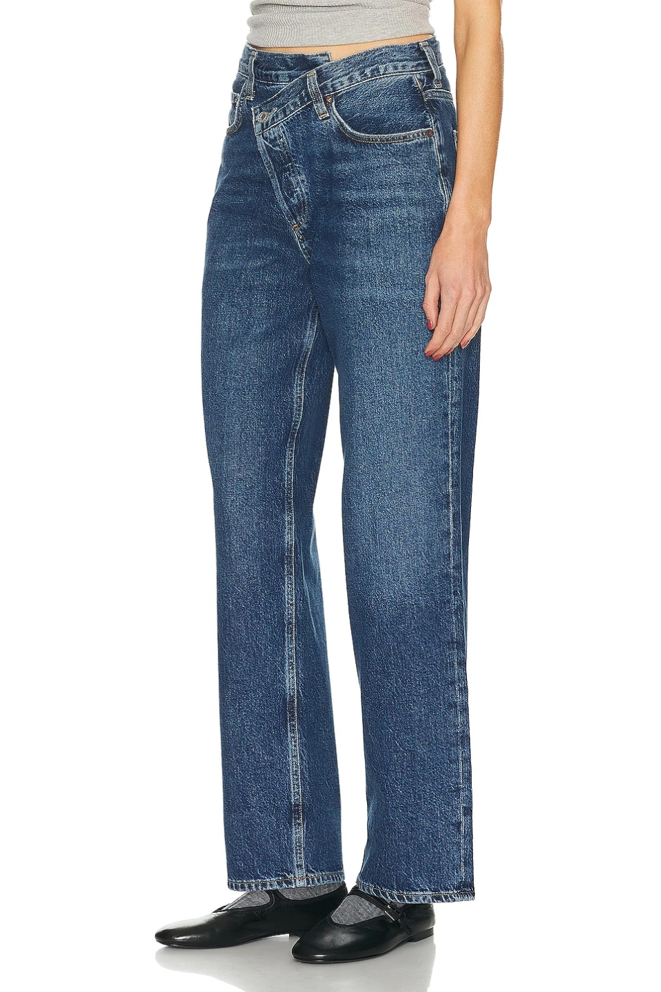 AGOLDE Criss Cross straight leg jeans size 25