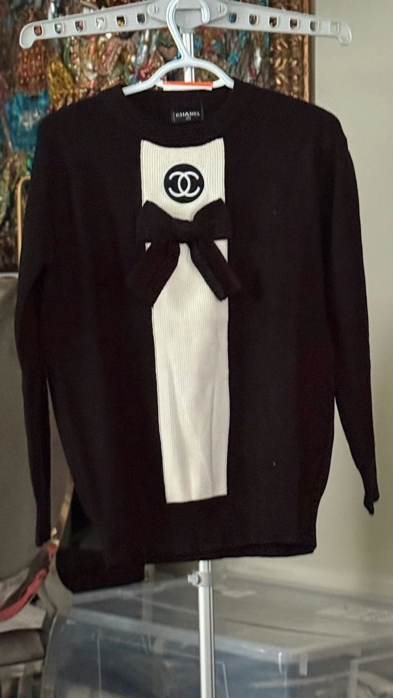 CC Black and White Knit Sweater