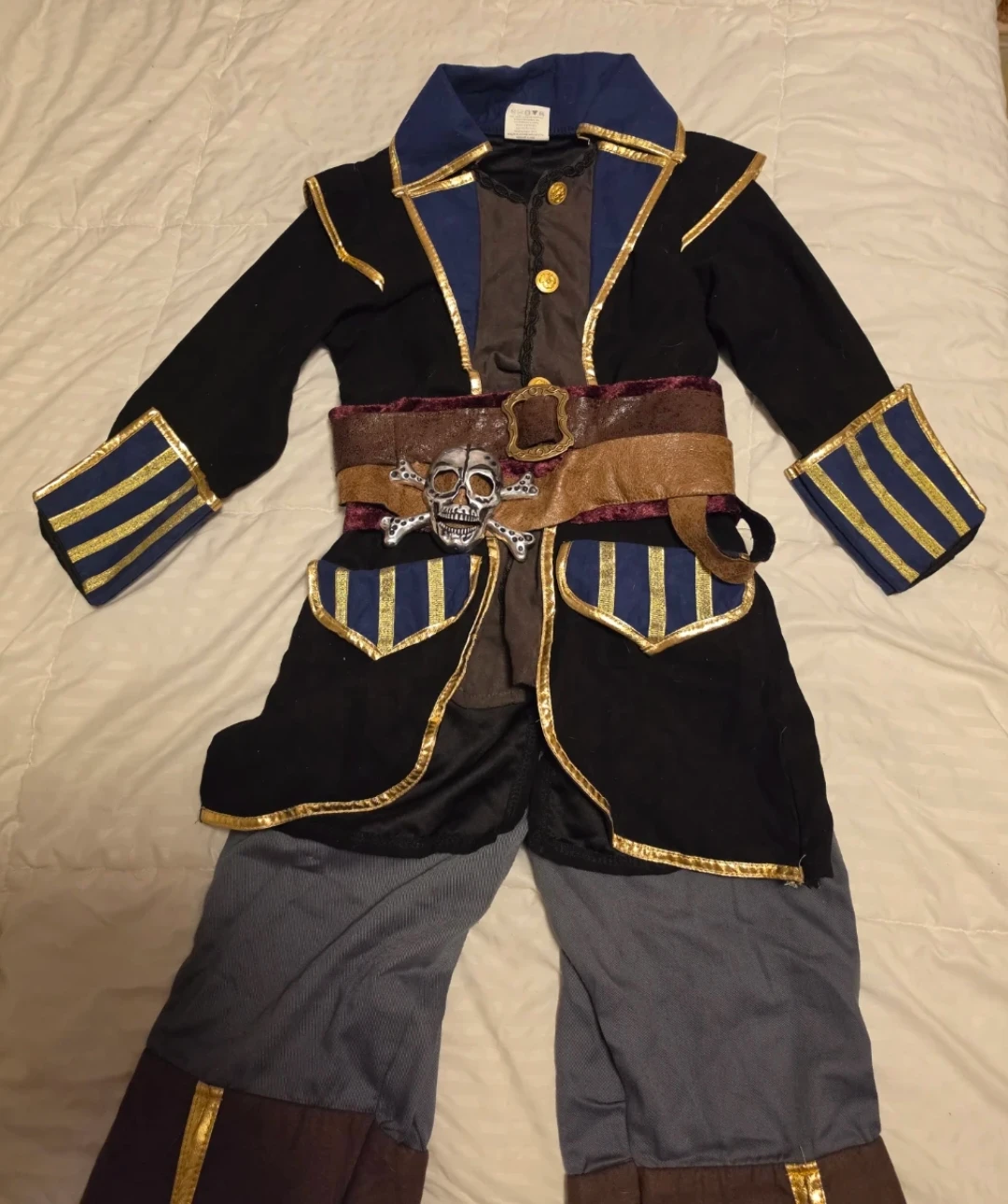 Kids Pirate Costume for Halloween 5-6 - photo 2