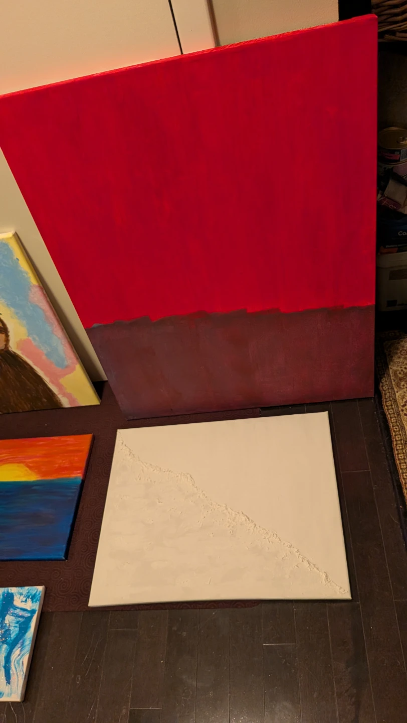 Set of 6 Original Canvas Paintings - photo 2