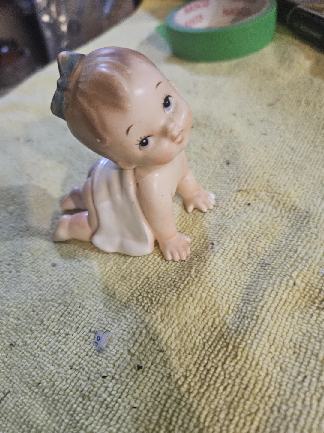 Vintage 1961 Inarco Ceramic Baby Figurine E-183/S - photo 4