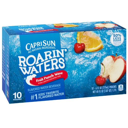 Capri Sun Roarin' Waters Fruit Punch Wave 10 Pouches