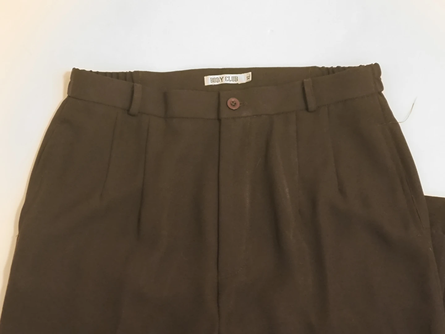 Body Club Pleated Trousers Dark Brown - photo 2