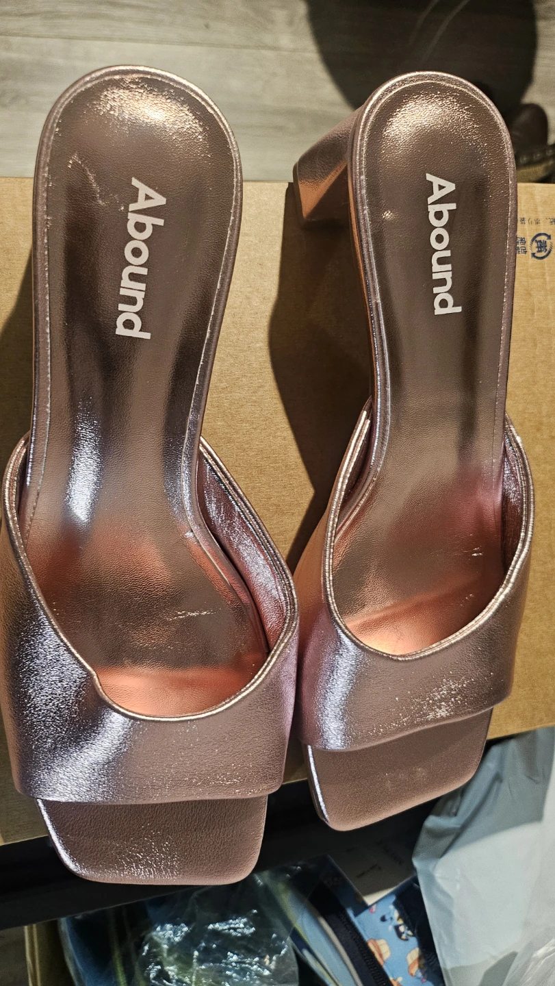 Abound Metallic Rose Gold Block Heel Mules - photo 2