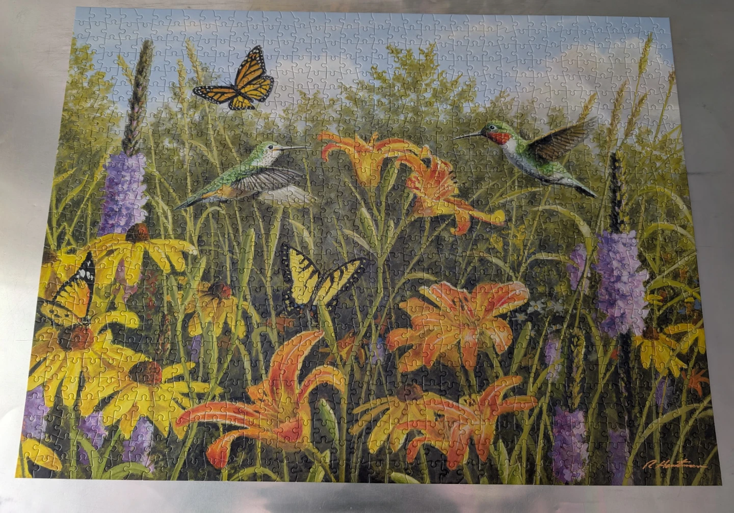 In The Meadow 1000 Piece Jigsaw Puzzle 🧩 - photo 2