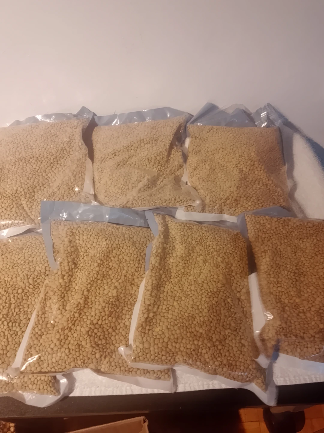 Bulk Dried Lentils - 7 Vacuum Sealed Bags
