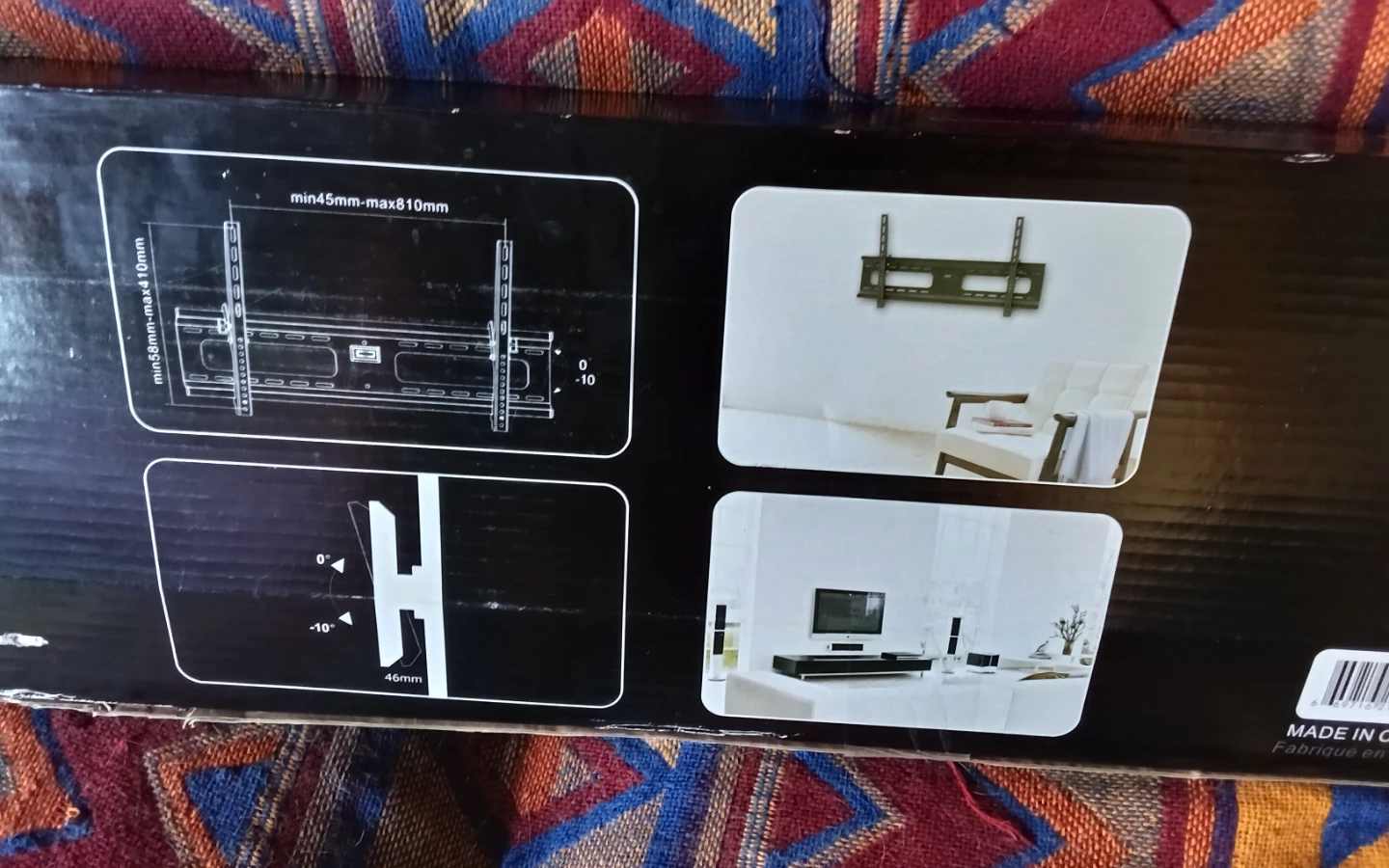 TygerClaw Adjustable TV Wall Bracket LCD3401BLK - photo 3