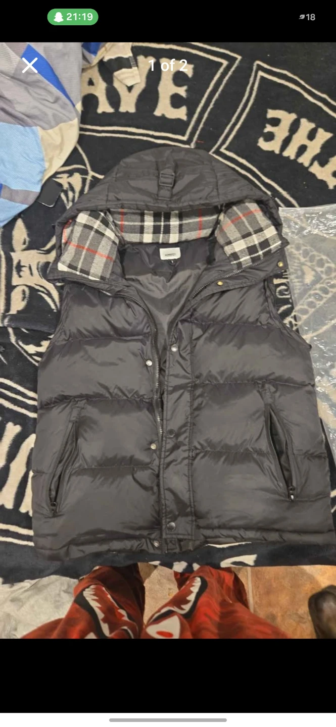Burberry Puffer Vest