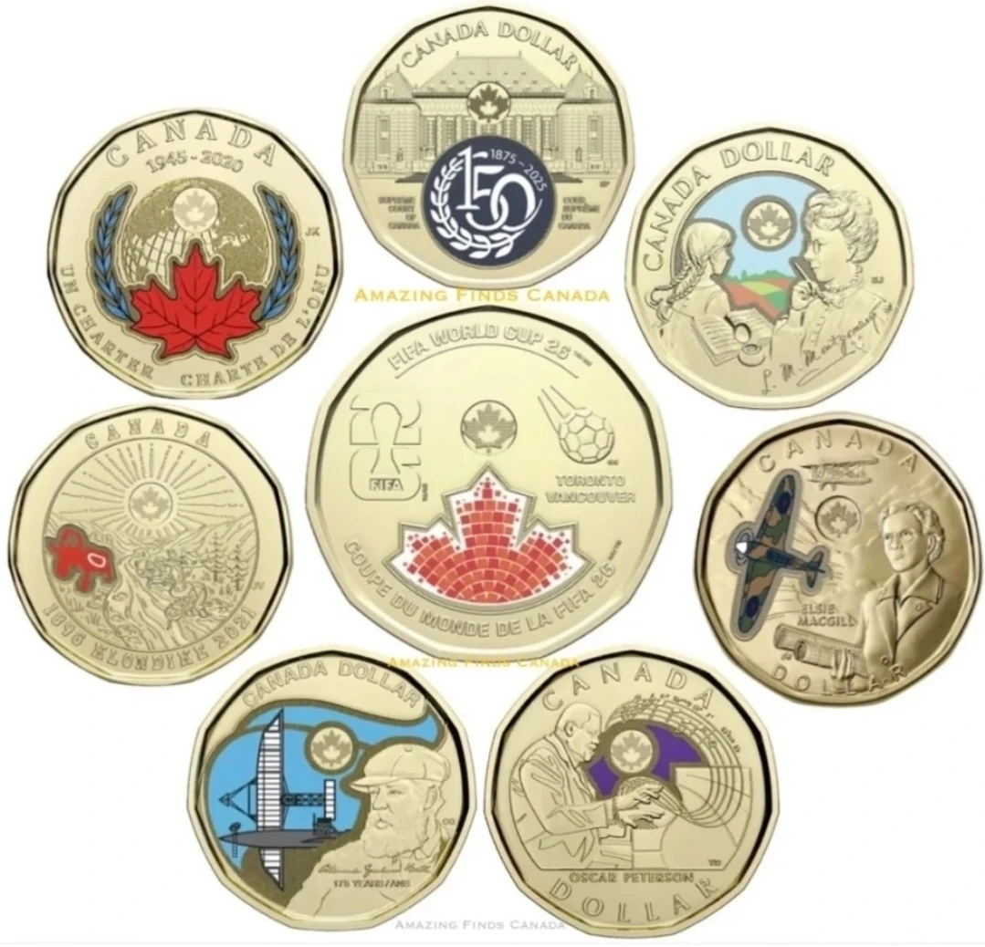 Canadian Commemorative One Dollar Coins