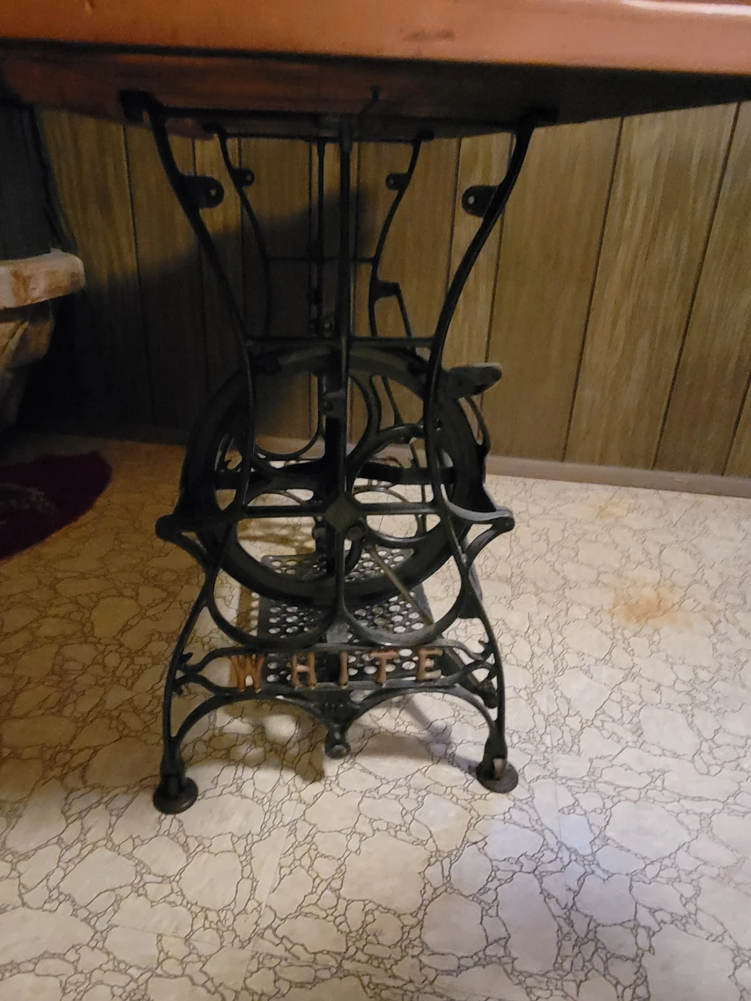 Vintage "White" Brand Sewing Machine Base Table - photo 3