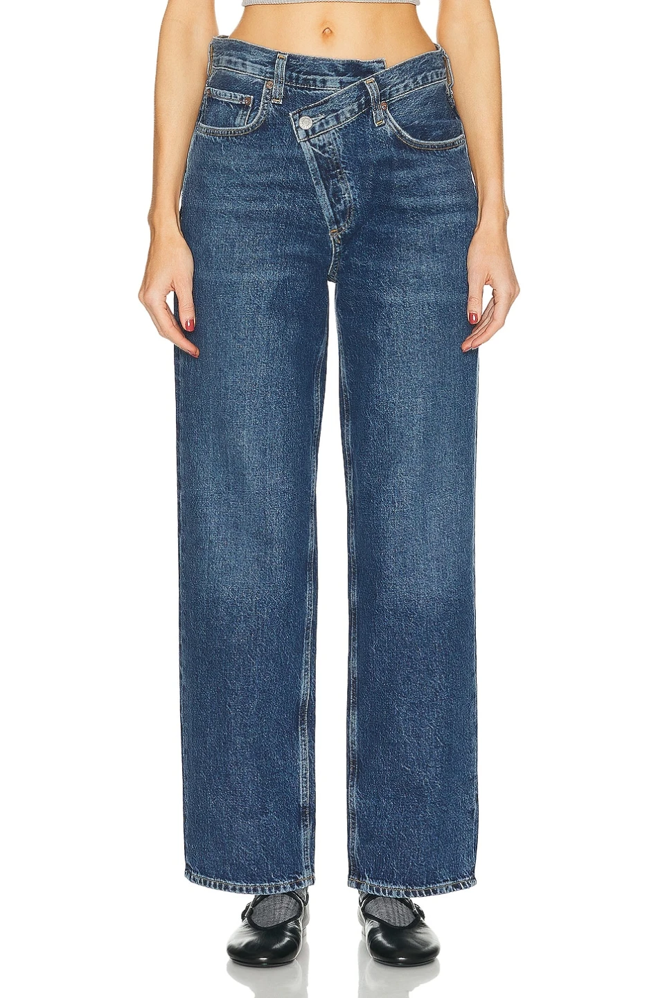 AGOLDE Criss Cross straight leg jeans size 25 - photo 2