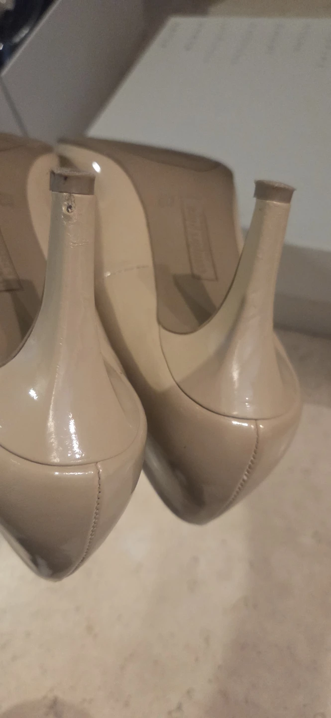 Comfort Plus Beige Heels Size 8W - photo 4