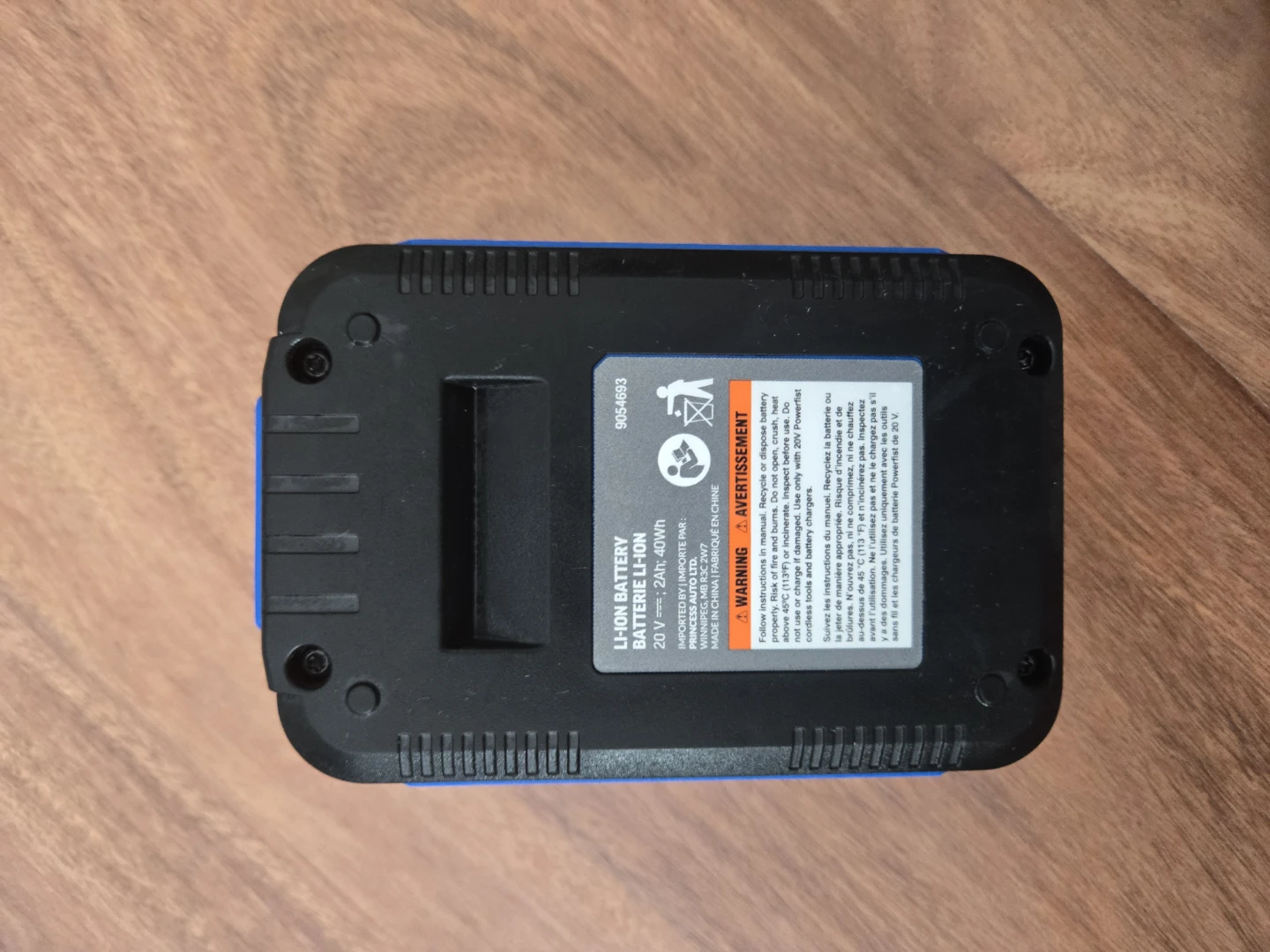 Powerfist 20V 2Ah Li-ion Battery - photo 2