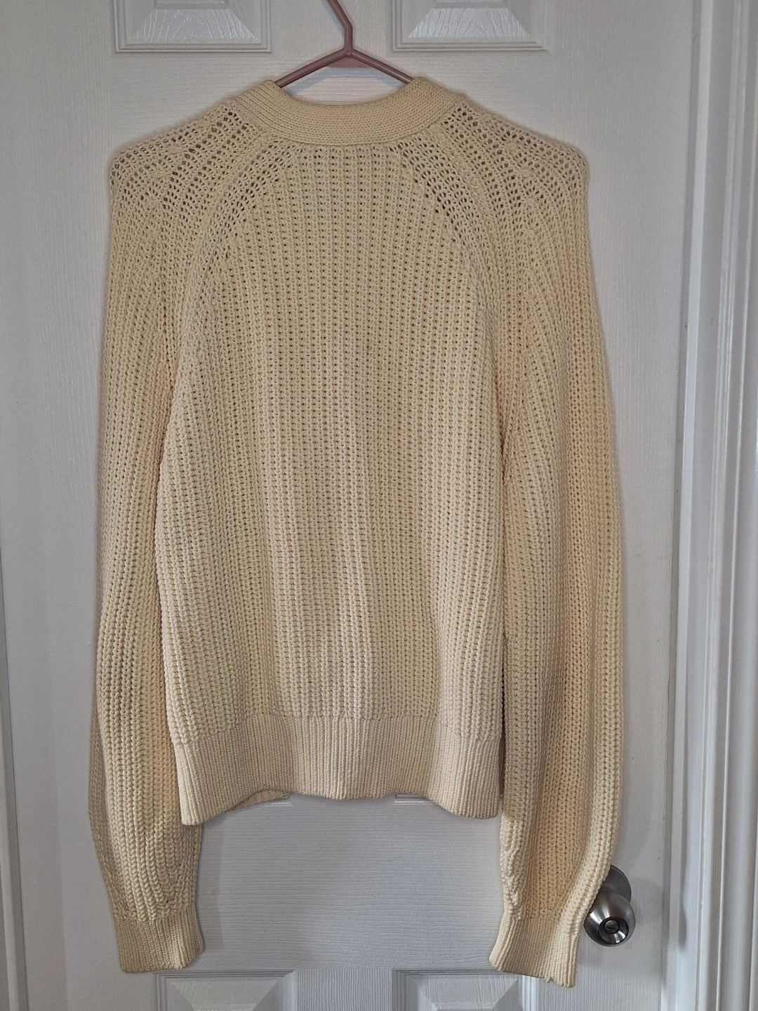 Everlane Cream Cardigan Size Large - photo 2