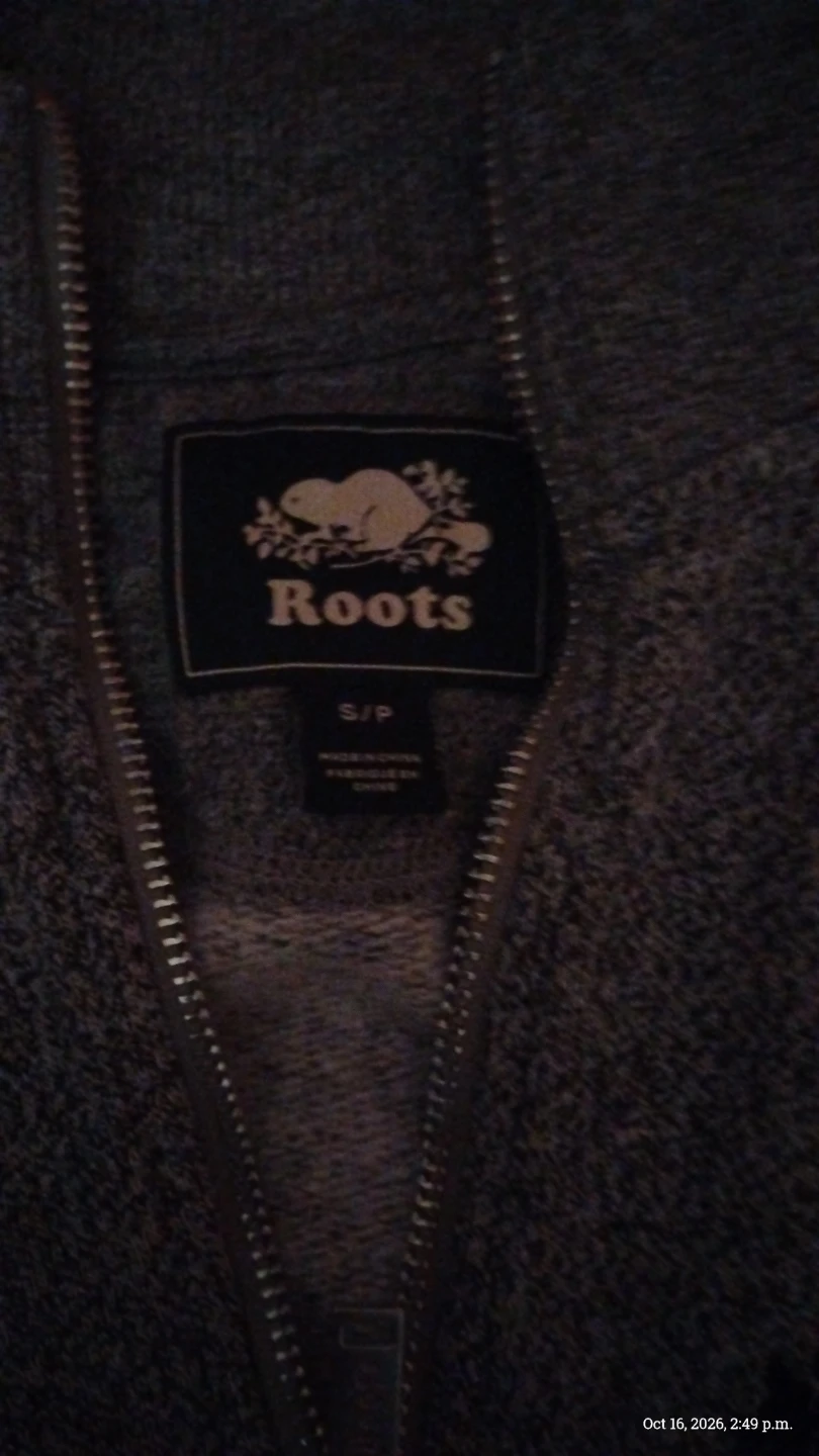 Roots grey quarter-zip sweater - photo 2