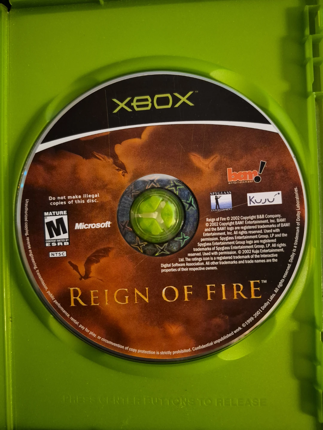 Reign of Fire for Original Xbox - photo 3
