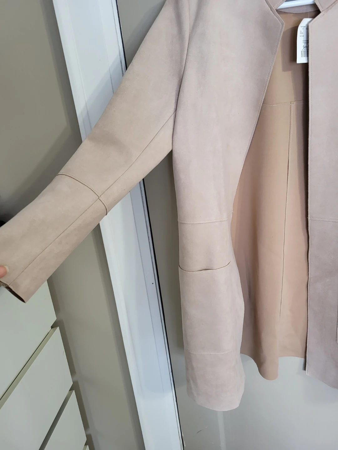 H&M Beige Suede-Look Coat - photo 3