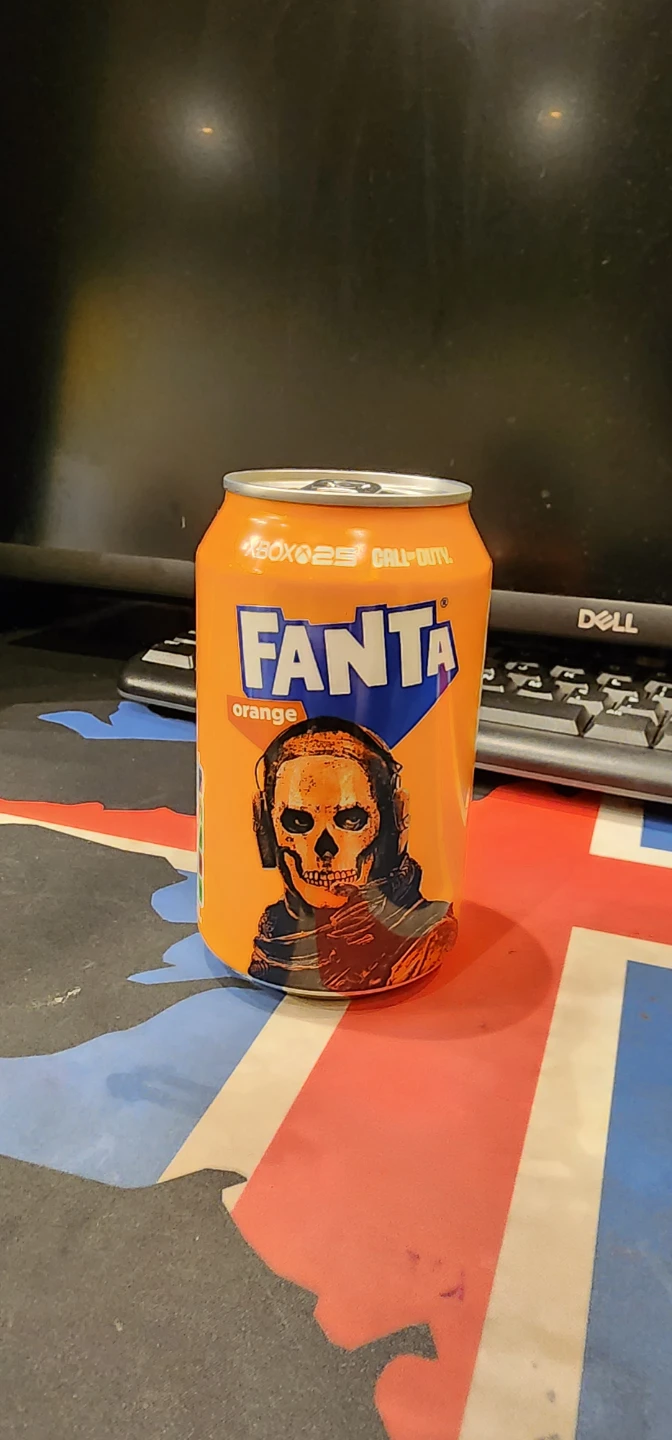 Fanta Orange Call of Duty Xbox Edition Can