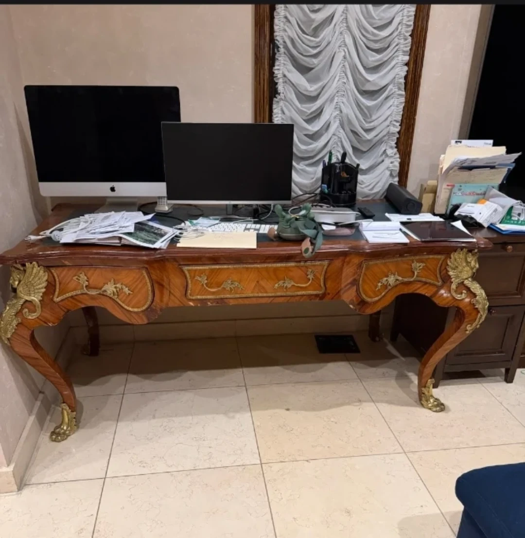 French Style Ornate Writing Desk