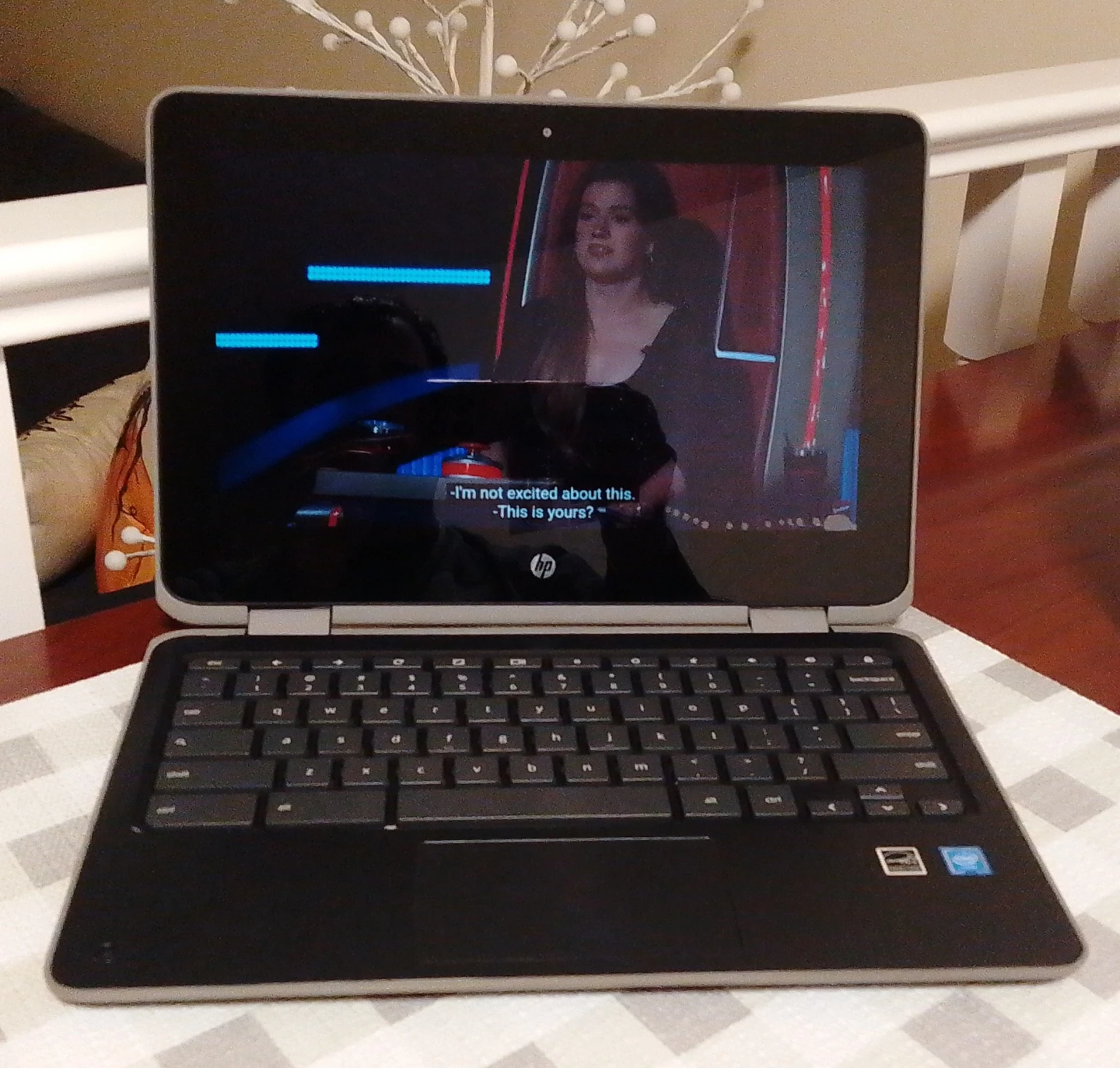 HP chromebook touchscreen 2 in 1 tablet