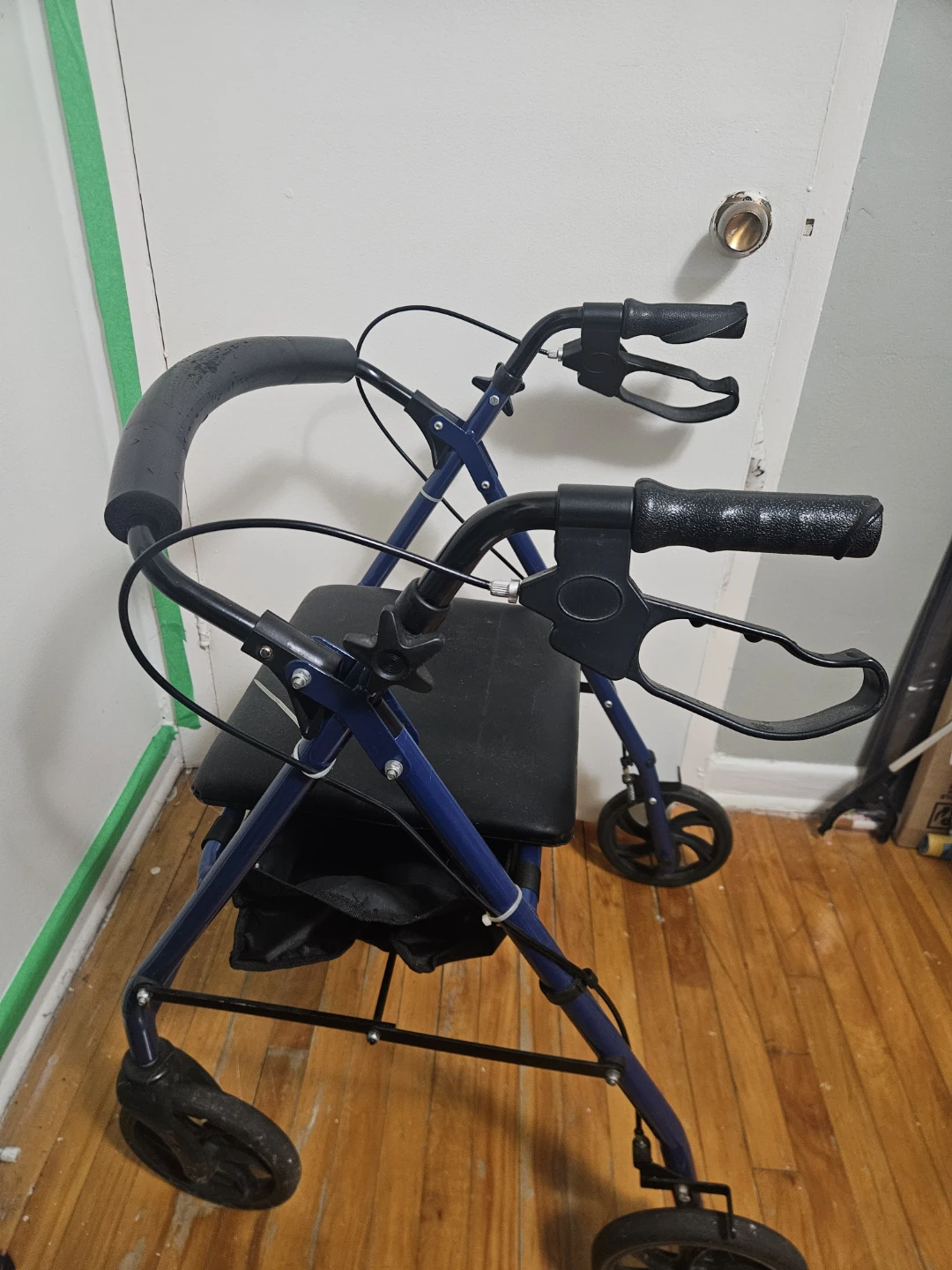 Blue Mobility Rollator Walker, Used - photo 2