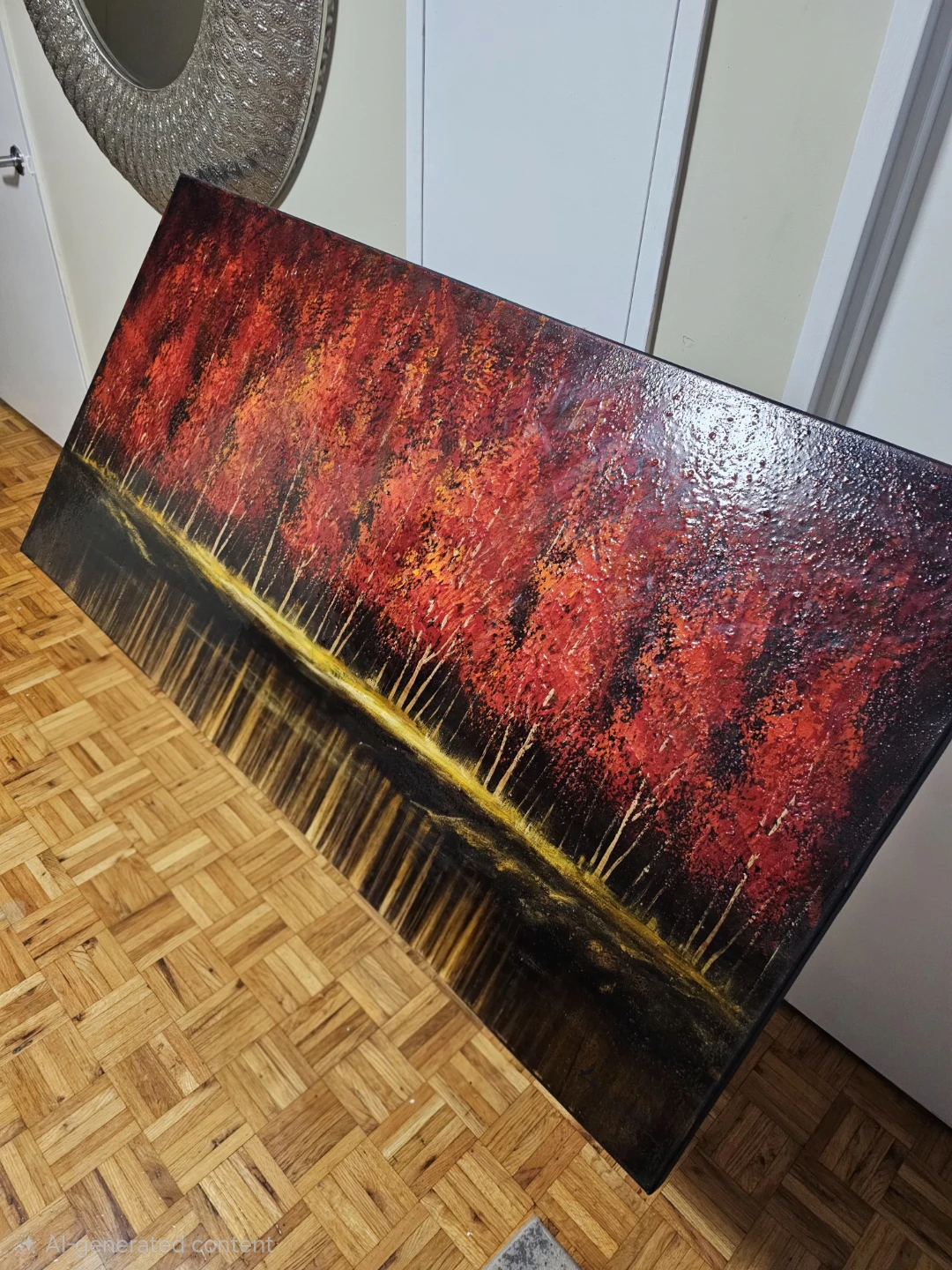 The Ruby Forest Oil Painting - photo 4
