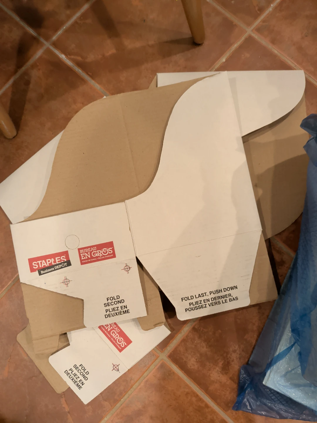 Magazine holders from Staples