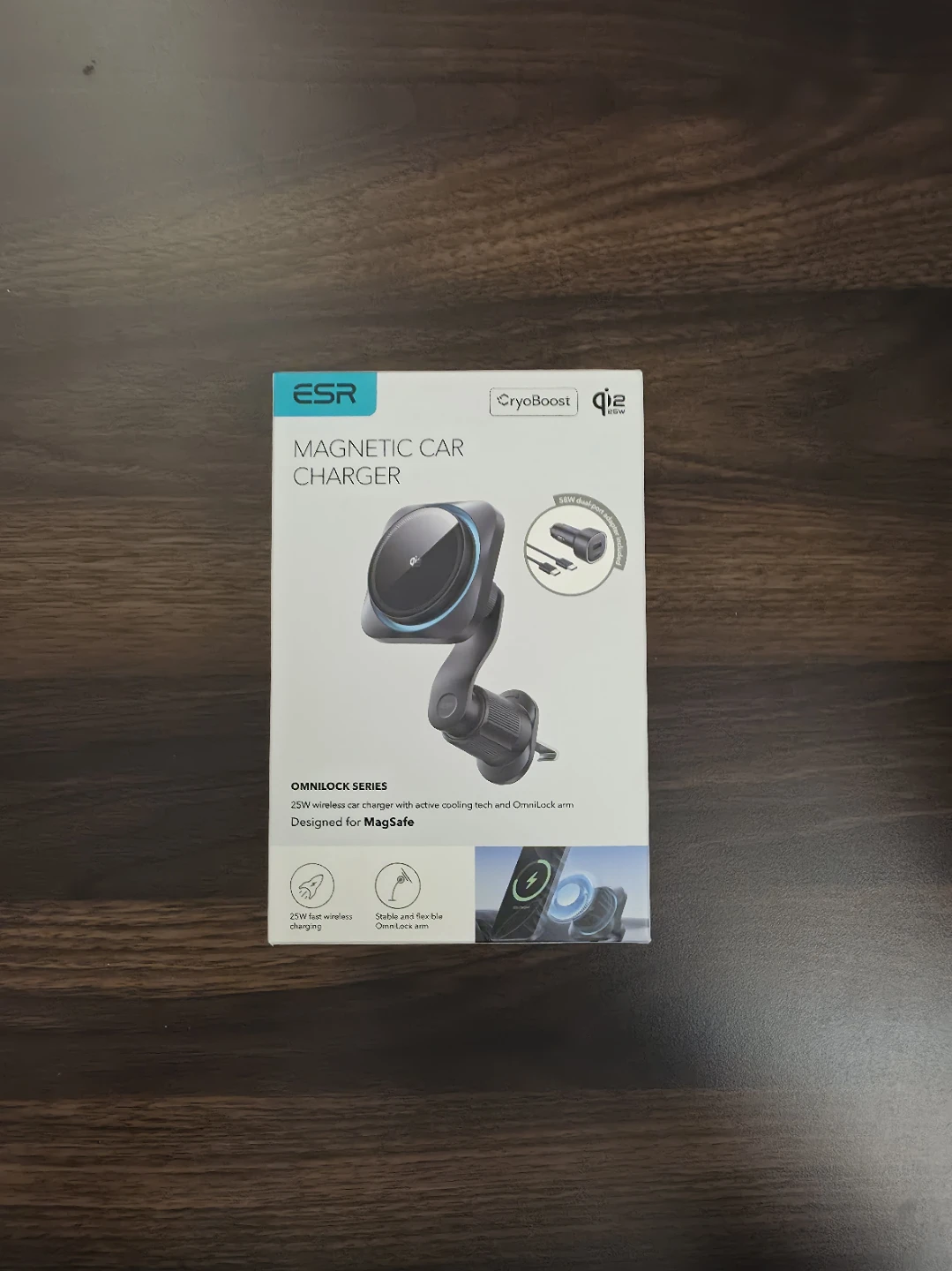 ESR Magnetic Car Charger with CryoBoost (25W)